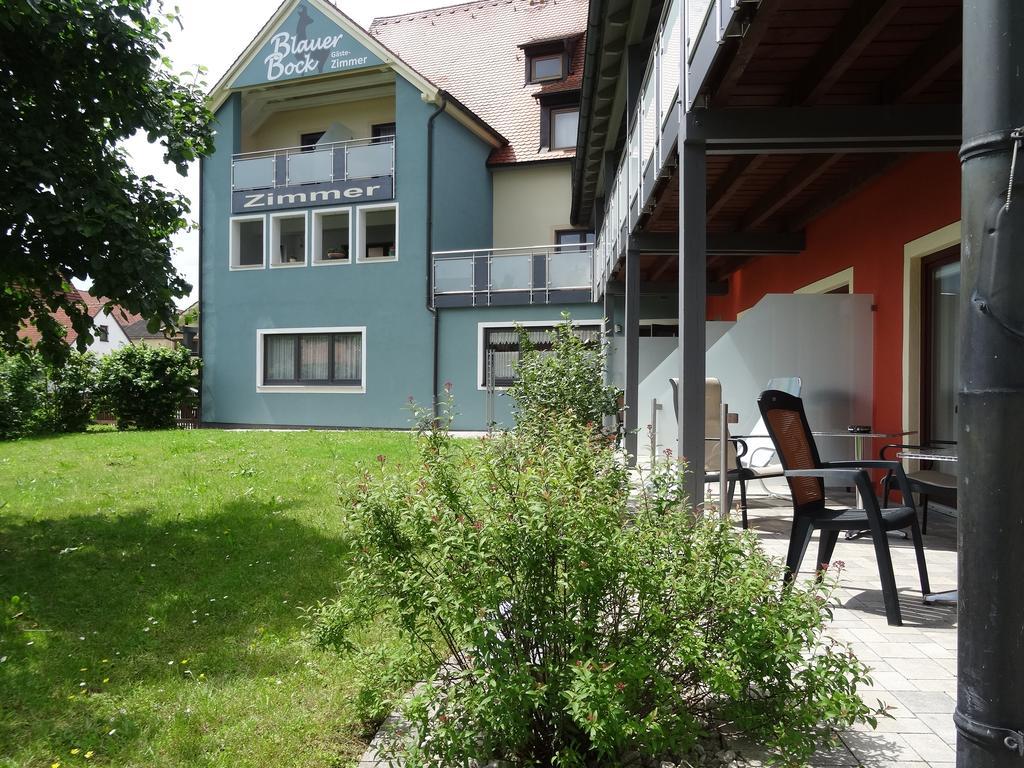 "Blauer Bock" - Hotel-Garni Pleinfeld Exterior foto